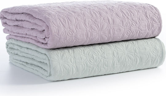 Nef-Nef Homeware Spring Ημίδιπλο Mint 180x240cm Nef-Nef Homeware Spring Ημίδιπλο Mint 180x240cm