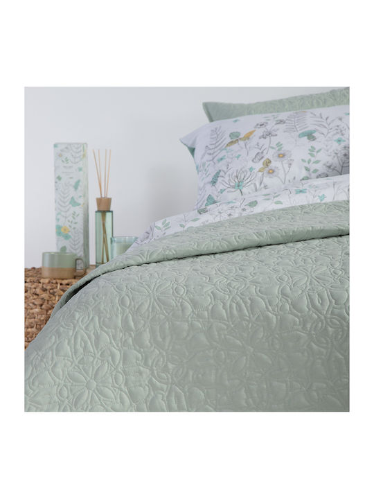 Nef-Nef Homeware Spring Tagesdecke Anderthalbbetten Mikrofaser MInt 180x240cm