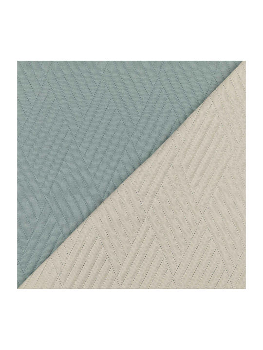 Borea Diamond Tagesdecke Übergröße aus Polyester Ecru-Cafe 220x240cm