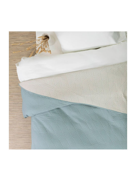 Borea Diamond Coverlet Queen Size from Polyester Grey-grey 220x240cm