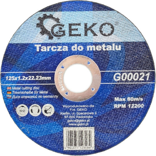 Geko Schleifscheibe Metall 230mm