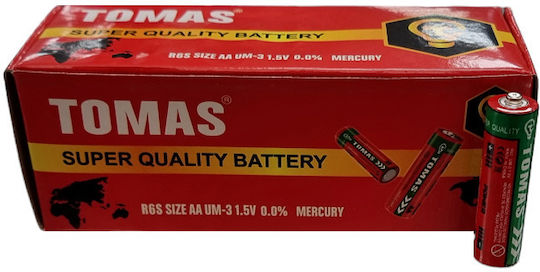 Цинкови батерии Цинк AA 1.5V 40бр