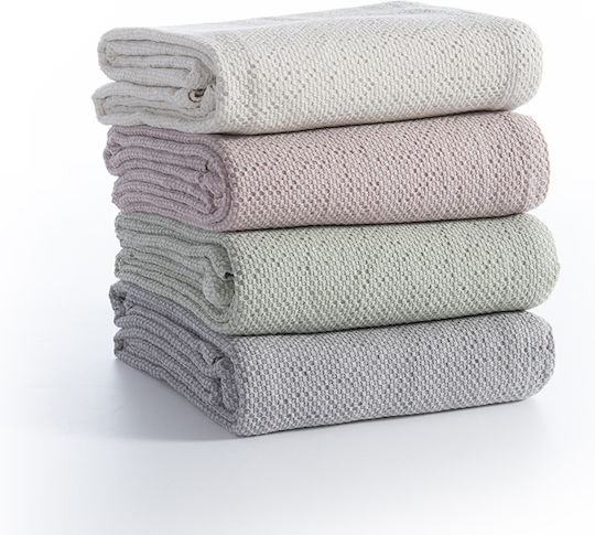Nef-Nef Homeware Betty Ριχτάρι Διθέσιου Καναπέ Ζακάρ 180x250εκ. Ecru