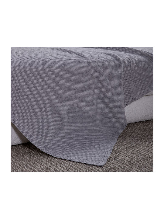 Nef-Nef Homeware Betty Sofa Throw 2 Seater Jacquard 180x250cm Gray