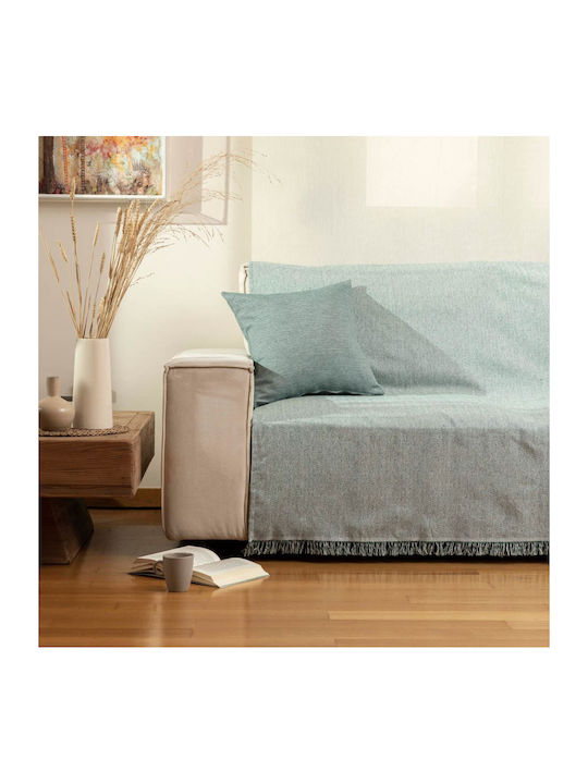 Borea Aztek Armchair Throw 180x180cm Petrol Blue