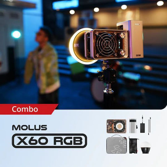 Zhiyun Molus Lighting Kit Daylight 6500K 60W with Brightness 2010 Lux