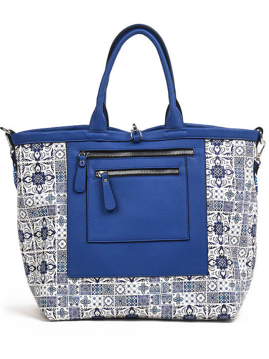 Verde Women's Bag Shoulder Blue