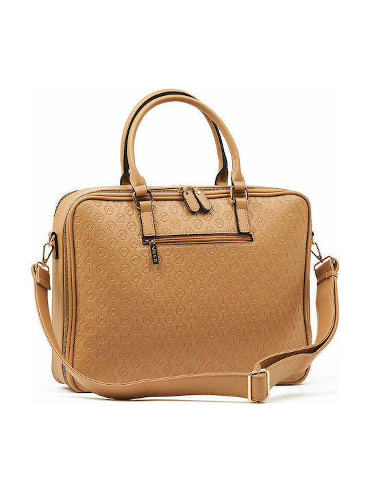 Women's Beige Briefcase