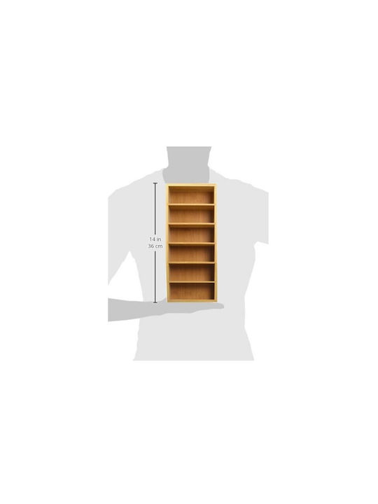 Kesper Bamboo Tabletop Spice Rack Organizer Brown