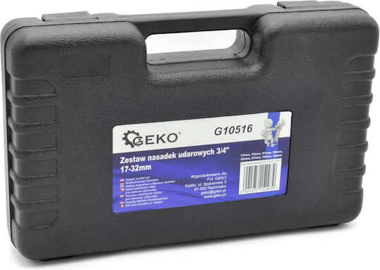 Geko Сет Германополигонни с Размер от 17mm до 32mm 8бр