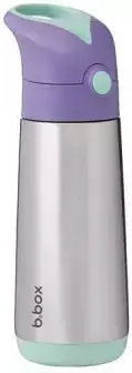 Thermos Water Bottle 500ml Straw B.box Lilac Pop