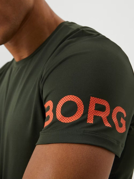 Αθλητικό T-shirt Χακί