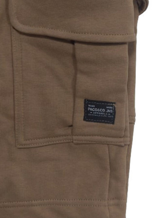 Paco & Co Men's Athletic Shorts Camel