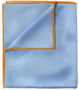 ADBL Lavetă Din Microfibră De Curățenie Pentru Materiale Plastice Pentru Interior - Tabloul De Bord Al Mașinii 300gsm Albastră 60x50cm
