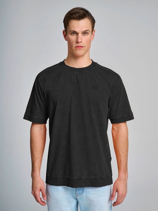 Staff Herren T-Shirt Kurzarm Schwarz