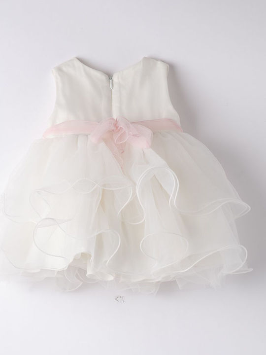 iDO Kids Dress Sleeveless OFF WHITE 8128-0112