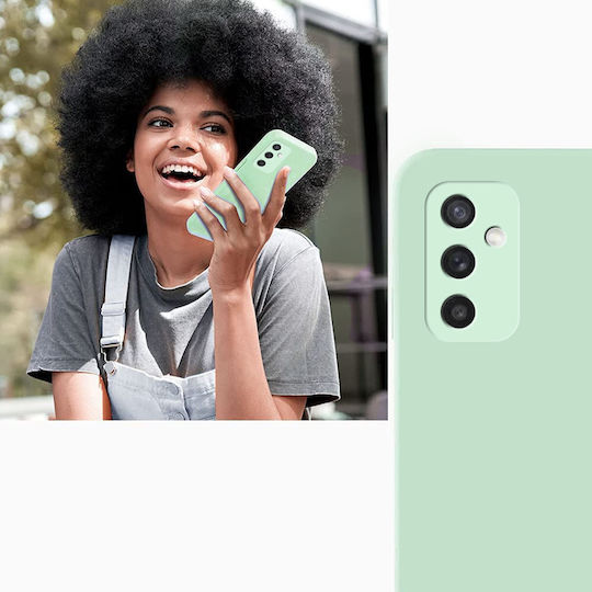 Erbord Back Cover Σιλικόνης Τιρκουάζ (Galaxy M52)