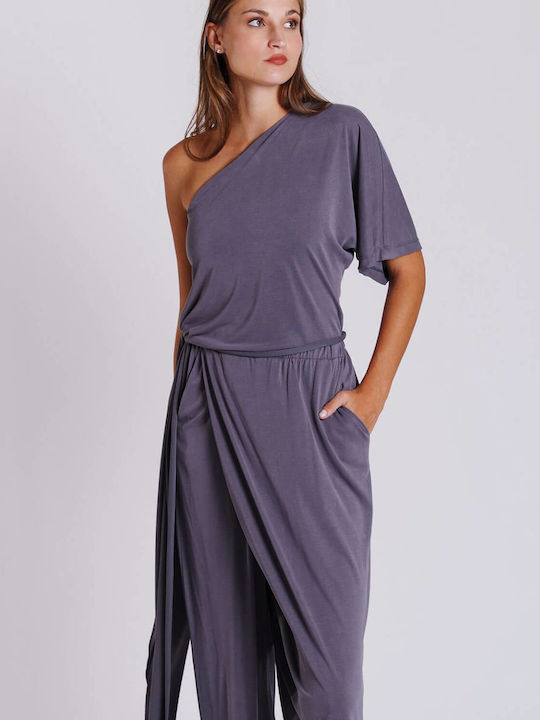 Women's Fabric Trousers Gray