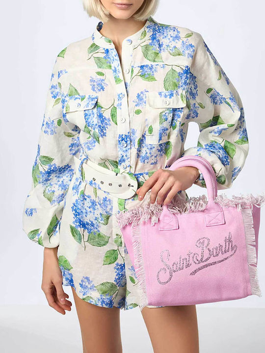 MC2 Fabric Beach Bag Pink