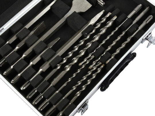 Geko Set 17 Drills with SDS Plus Drill Top for Masonry