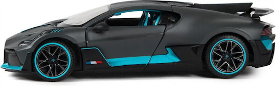Rastar Bugatti Divo Metal Modeling Figure Car Black in Scale 1:24 1.8x8.4x5.3cm.