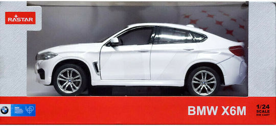 Rastar BMW X6M Teleghidat Mașină Alb