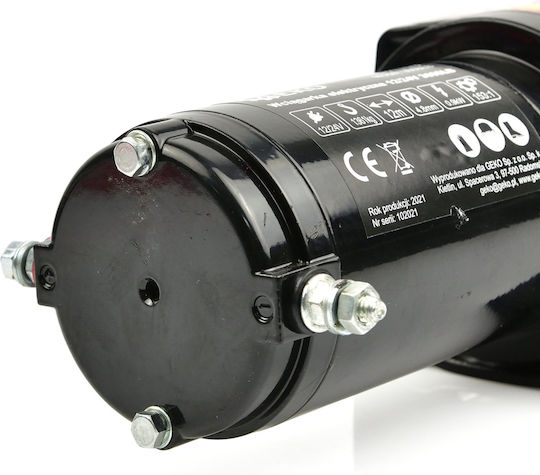 Geko Electric 4x4 Car Winch 12V with Towing Capacity 1361kg