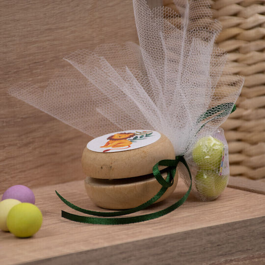 Christening Favor with Yo-Yo made of Wood
