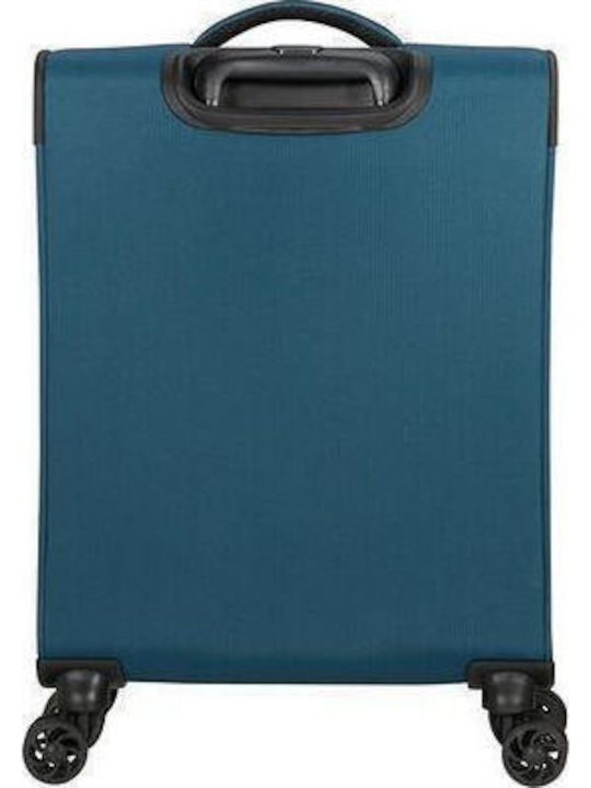 American Tourister Take2Cabin Reisekoffer Kabine Stoff Harbor Blau mit 4 Räder Höhe 55cm