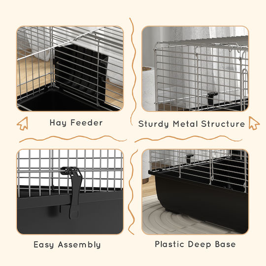 Pawhut Rodent Cage 100x55x41cm