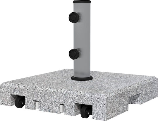Outsunny Umbrella Stand made of Cement Gray 41x41x37.5cm