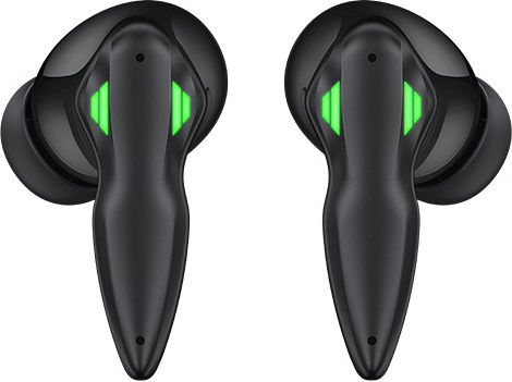 Recci Helmet In-ear Bluetooth Handsfree Ακουστικά με Θήκη Φόρτισης Μαύρα