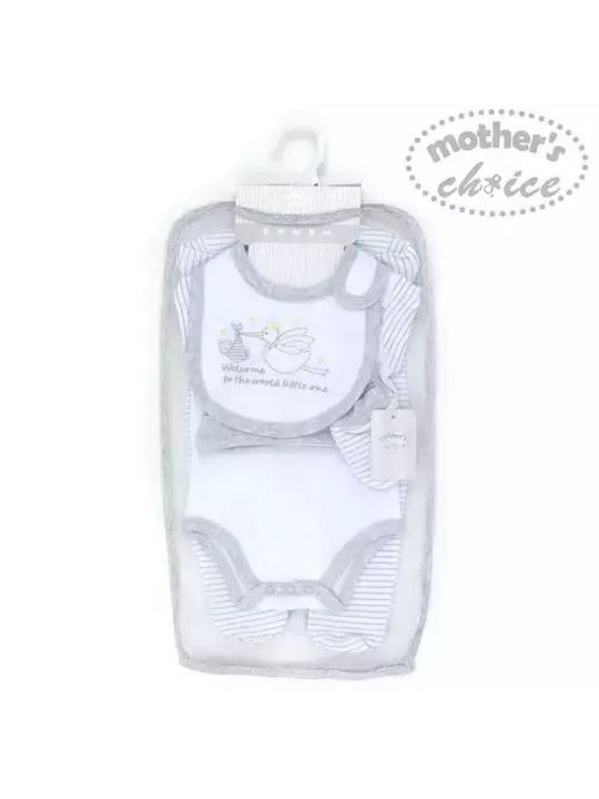 Mother's Choice Set Baby Strampler Grey