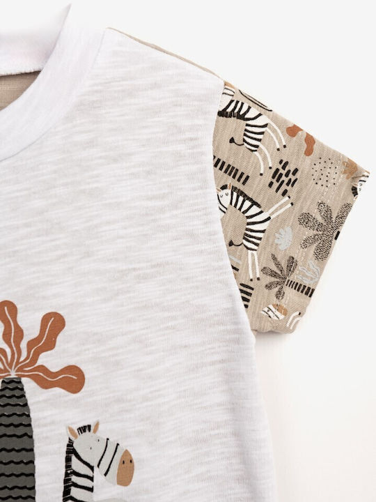 Funky Body pentru Bebeluși Mâneca scurta Beige (beige)