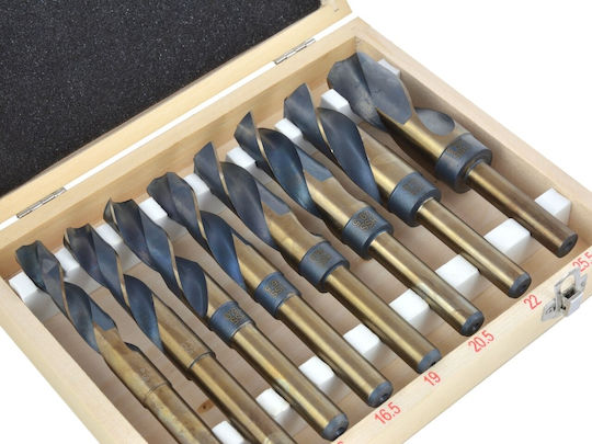 Geko Drill HSS Titanium with Cylindrical Shank for Metal και Wood 13mm / 16.5mm / 20.5mm / 25.5mm