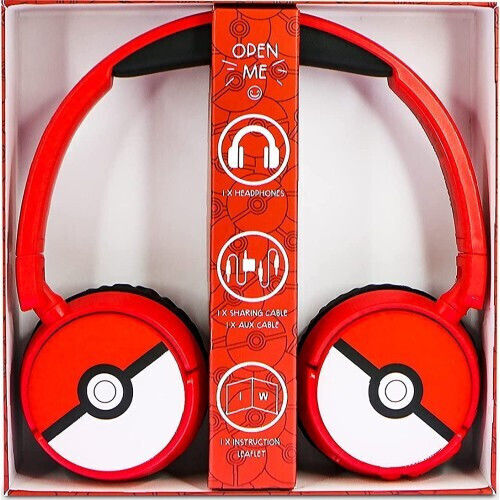 OTL Mario Kart Kids Wireless / Wired On Ear Headphones with 24 hours of Operation Red