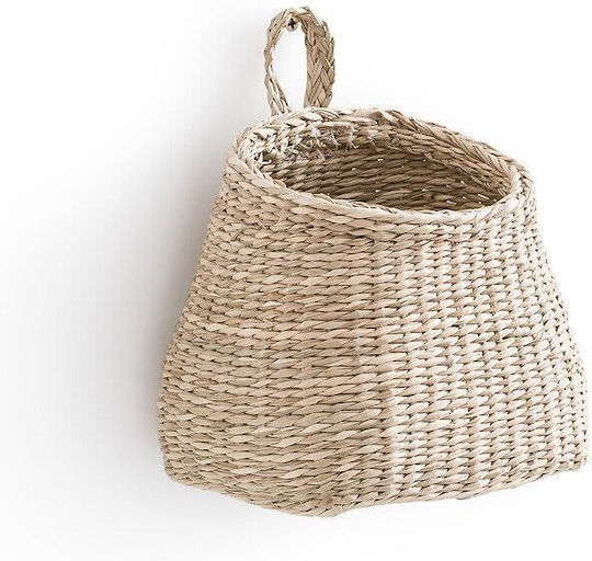 La Redoute Interieurs Dekorativer Korb Korbweide mit Griffen Beige 18cm