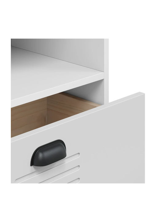Viken White Bookcase 60x35x123cm