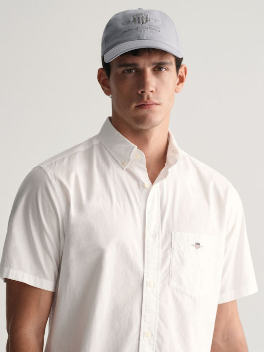Short-sleeved Cotton Shirt White
