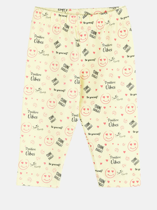 Kids Leggings Set Capri Coral