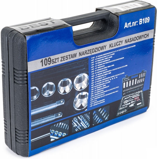 Powermat Set de chei tubulare și clichet 1\2" & 1\4"