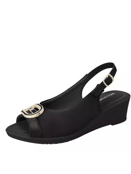 Piccadilly Πεδιλα Anatomic Women's Platform Shoes Black