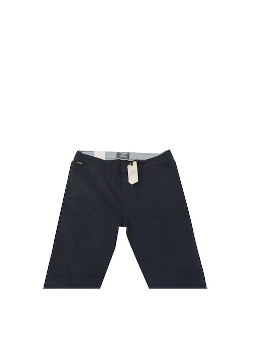 Garage Fifty5 Ανδρικό Παντελόνι Chino σε Κανονική Εφαρμογή Navy