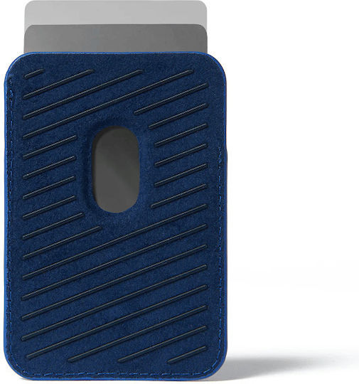 Mujjo Sticker Kartenetui in Blau Farbe