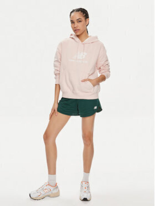 New Balance Women's Hooded Sweatshirt Pink