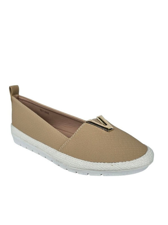 Blondie Damen Ballerinas in Beige Farbe