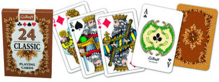 Playing Cards 24 Leaves Classic Model