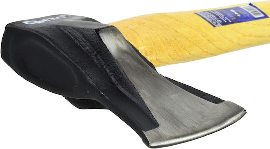 Geko G72235 Axe Length 63cm and Weight 1kg with Wooden Handle