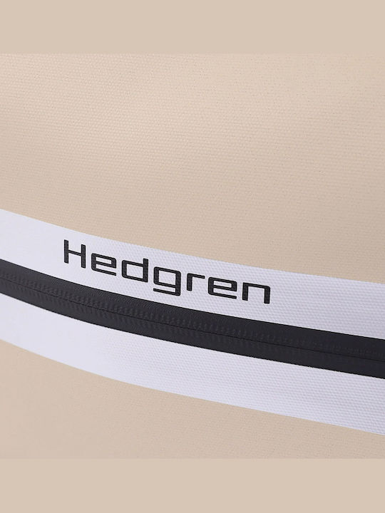 Hedgren Backpack Αδιάβροχο 17.36lt Μπεζ/Λαδί