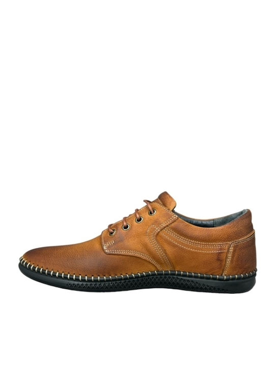 Men's Leather Casual Shoes Tabac Brown